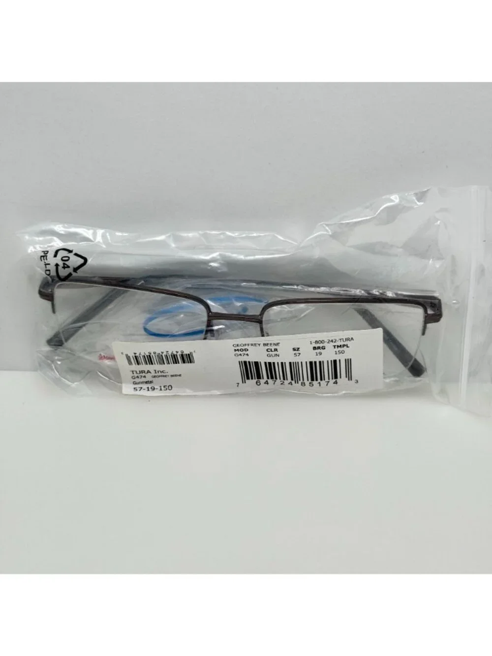 Geoffrey Beene G474 Gunmetal Eyeglasses Eye Glasses Frames 57-19-150